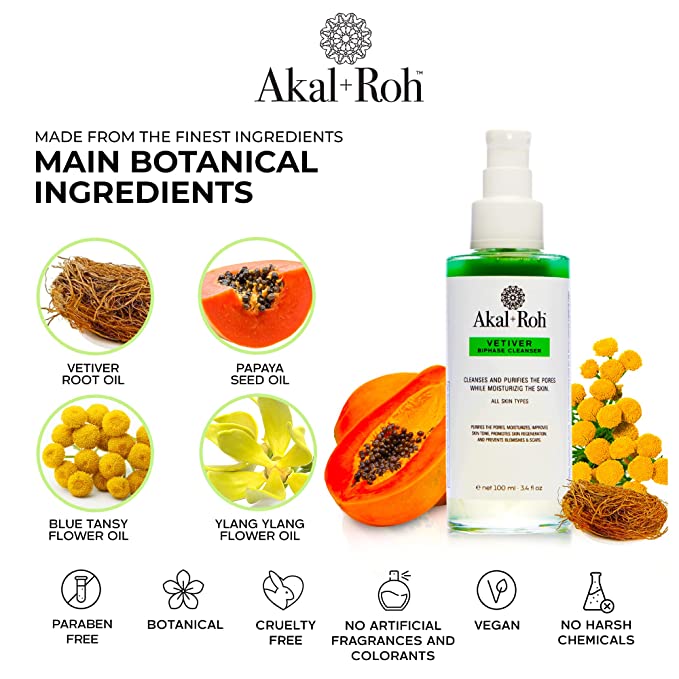 AKAL+ROH Vetiver Biphase Cleanser